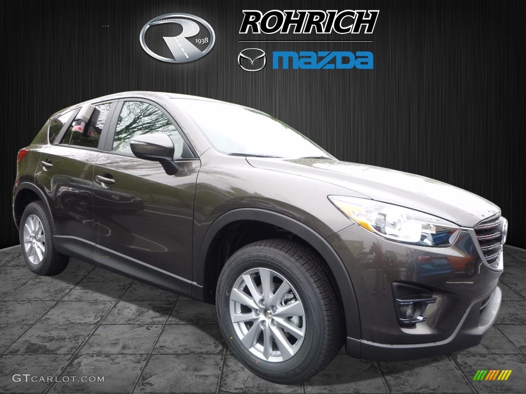 2016 CX-5 Touring AWD - Sonic Silver Metallic / Black photo #1