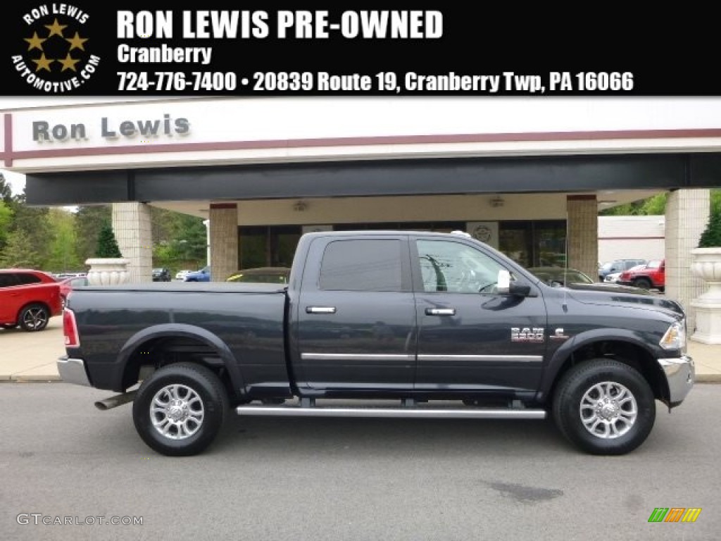 2015 2500 Laramie Crew Cab 4x4 - Maximum Steel Metallic / Black photo #1