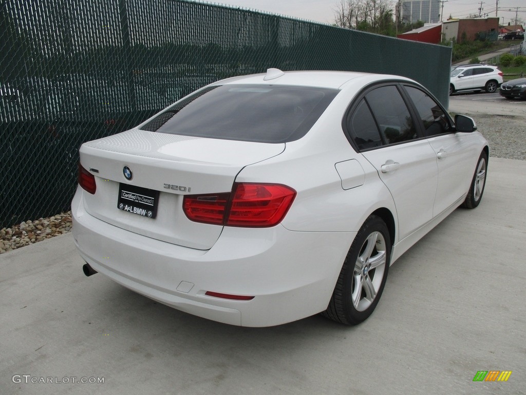 2013 3 Series 320i xDrive Sedan - Alpine White / Black photo #4