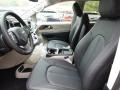 2017 Chrysler Pacifica Black/Alloy Interior Front Seat Photo