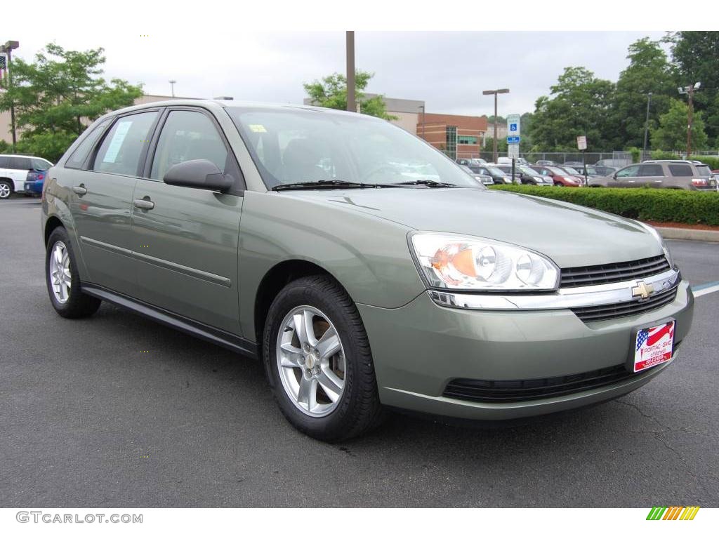 2005 Malibu Maxx LS Wagon - Silver Green Metallic / Neutral Beige photo #3