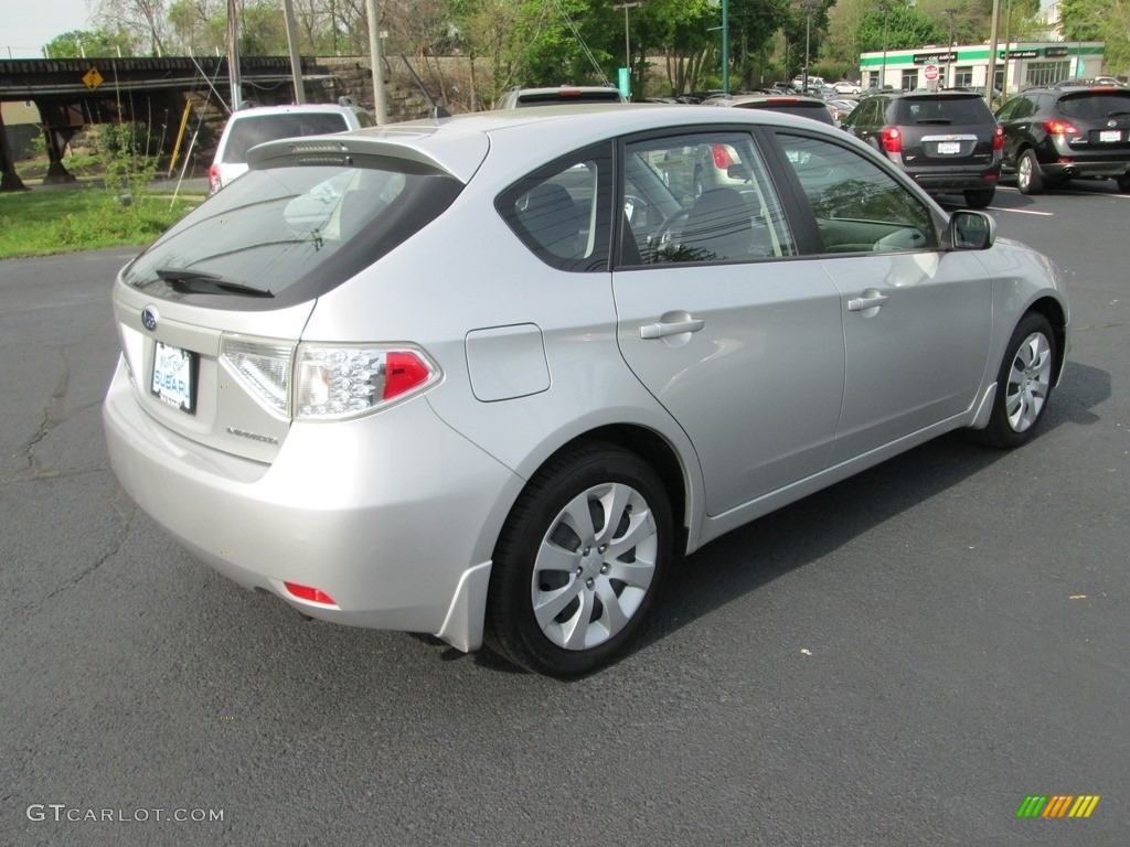 2011 Impreza 2.5i Wagon - Spark Silver Metallic / Carbon Black photo #6