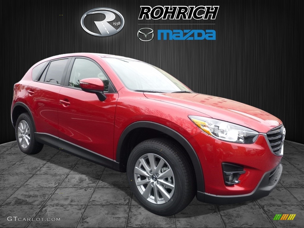 2016 CX-5 Touring AWD - Soul Red Metallic / Black photo #1