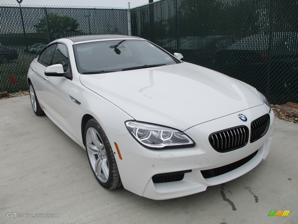 2017 6 Series 640i xDrive Gran Coupe - Alpine White / Black photo #5