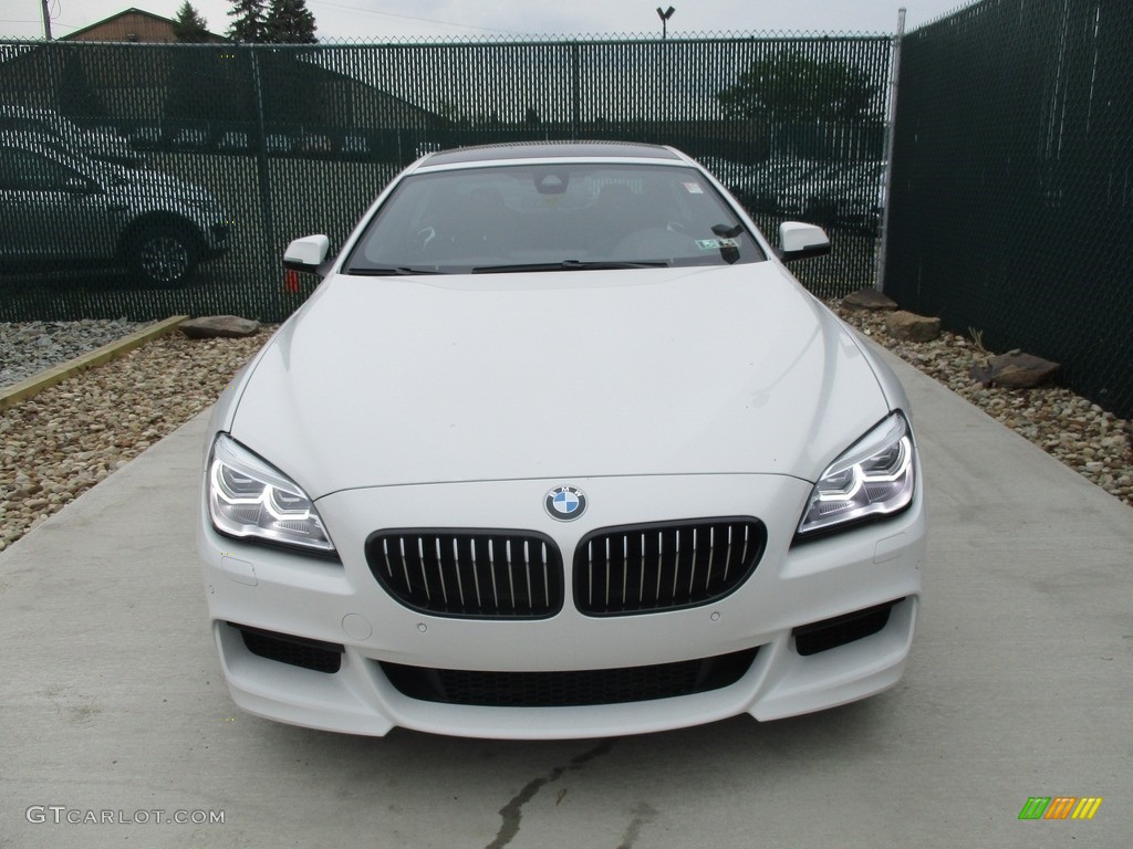 2017 6 Series 640i xDrive Gran Coupe - Alpine White / Black photo #6