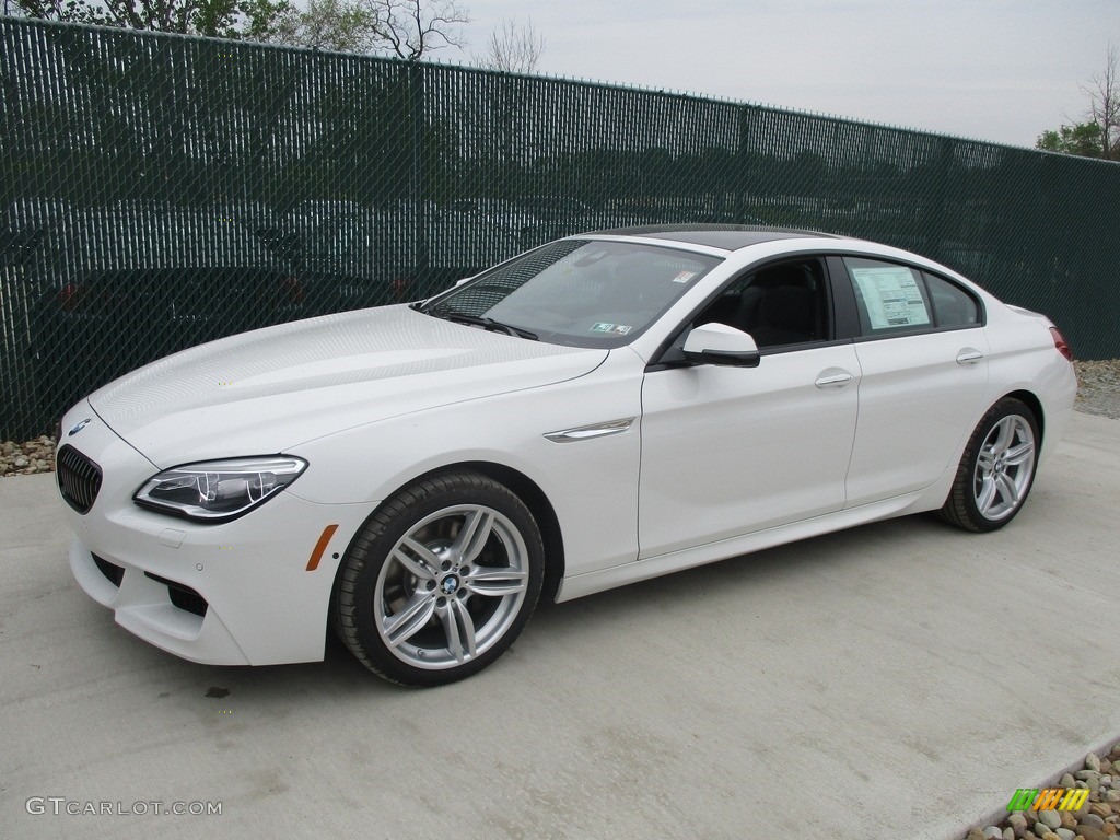 Alpine White 2017 BMW 6 Series 640i xDrive Gran Coupe Exterior Photo #112846430