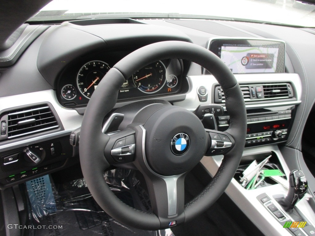 2017 6 Series 640i xDrive Gran Coupe - Alpine White / Black photo #15