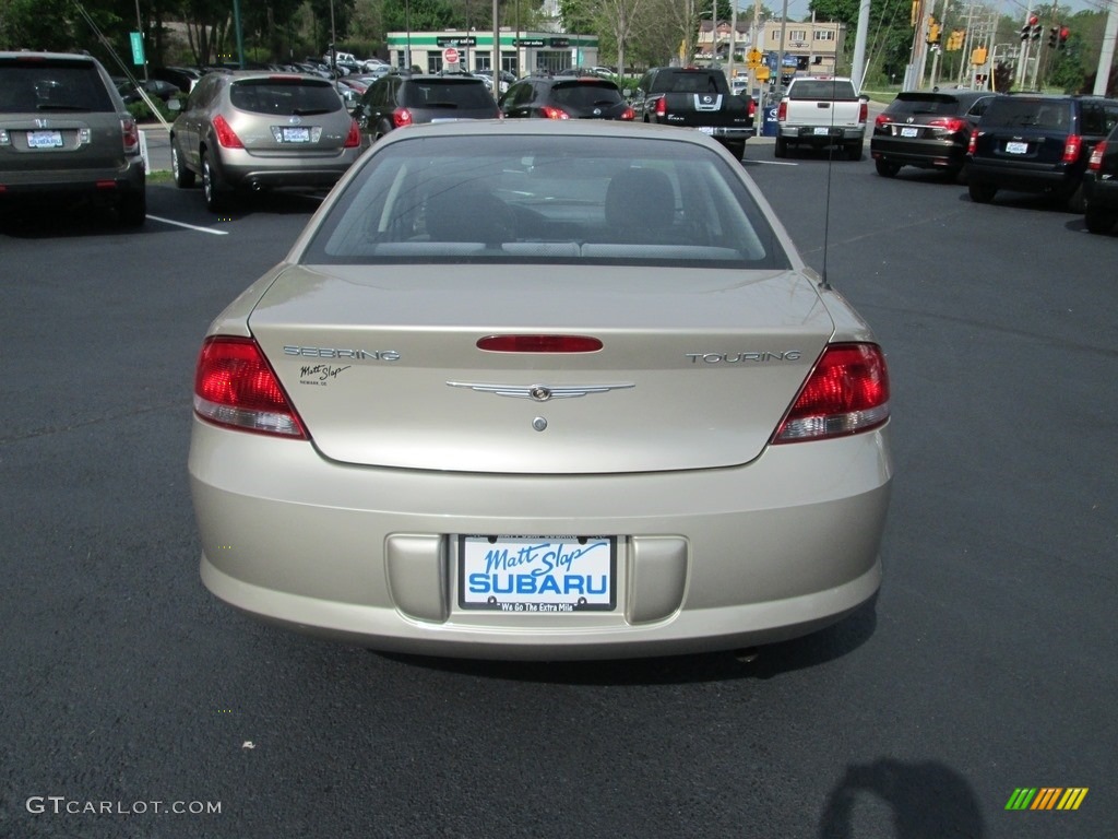 2006 Sebring Touring Sedan - Linen Gold Metallic Pearl / Dark Slate Gray photo #7