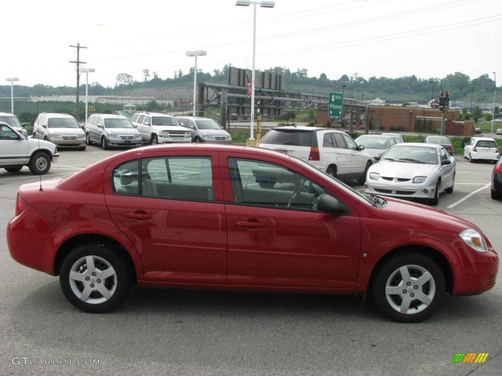 2006 Cobalt LS Sedan - Victory Red / Gray photo #7