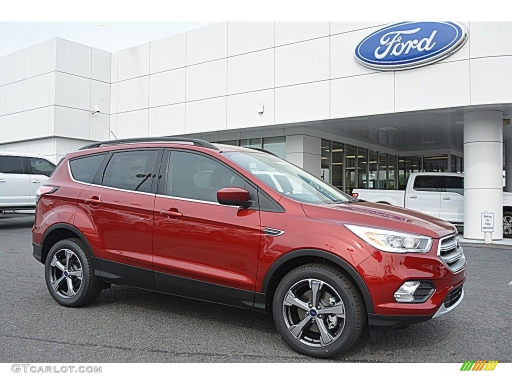 Ruby Red 2017 Ford Escape SE 4WD Exterior Photo #112855217