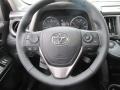 Black 2016 Toyota RAV4 Limited Steering Wheel