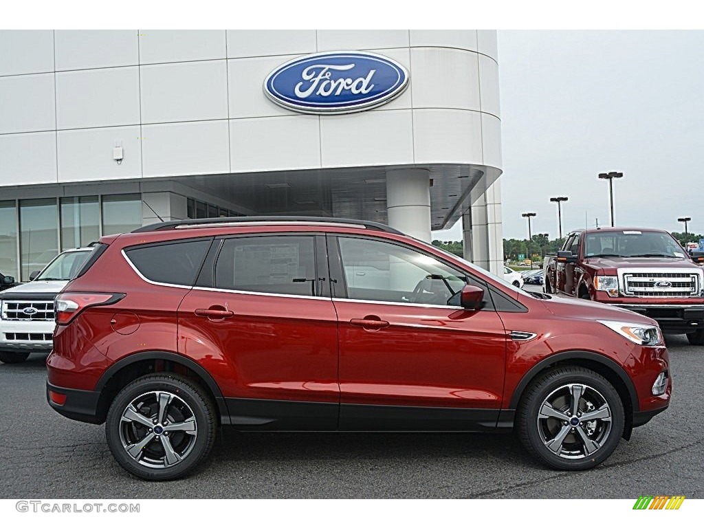 Ruby Red 2017 Ford Escape SE 4WD Exterior Photo #112855235