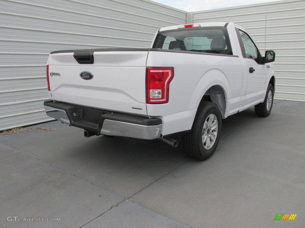 2016 F150 XL Regular Cab - Oxford White / Medium Earth Gray photo #4