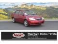 2007 Impulse Red Pearl Toyota Corolla CE #112842111