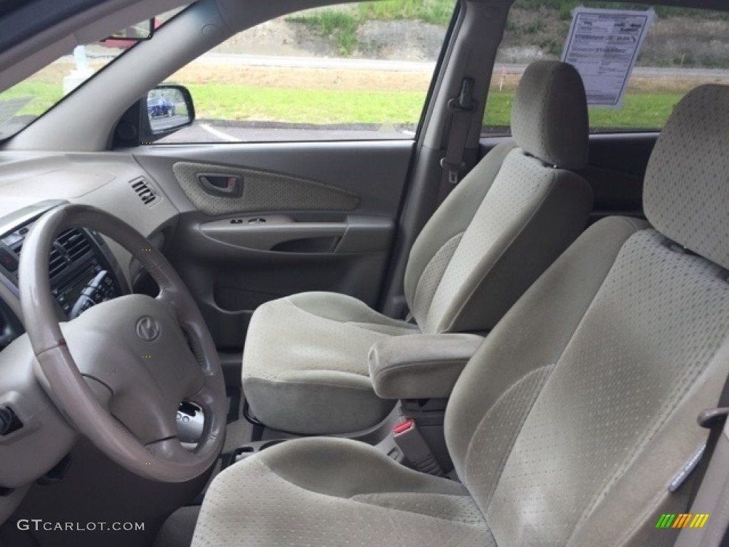 2005 Tucson GLS V6 4WD - Obsidian Black / Beige photo #9