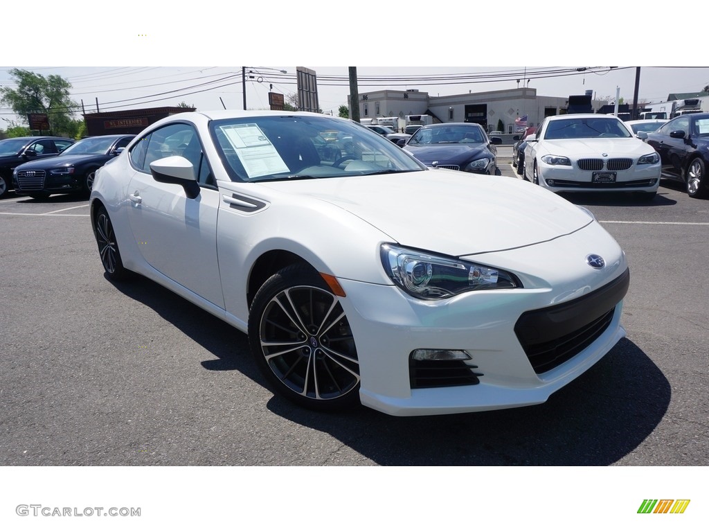 2013 BRZ Premium - Satin White Pearl / Black Cloth photo #2