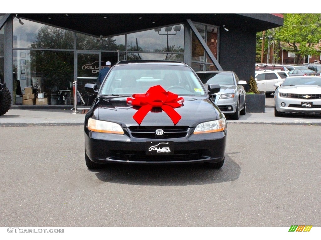 2000 Accord LX Sedan - Dark Emerald Pearl / Quartz photo #2