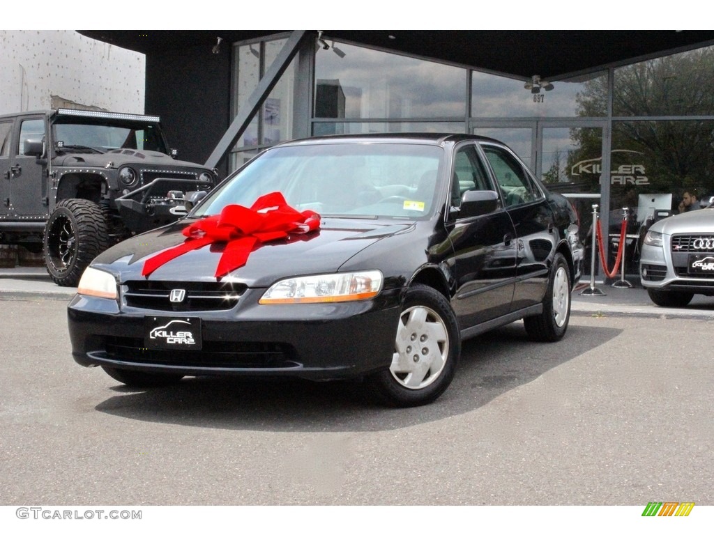2000 Accord LX Sedan - Dark Emerald Pearl / Quartz photo #3