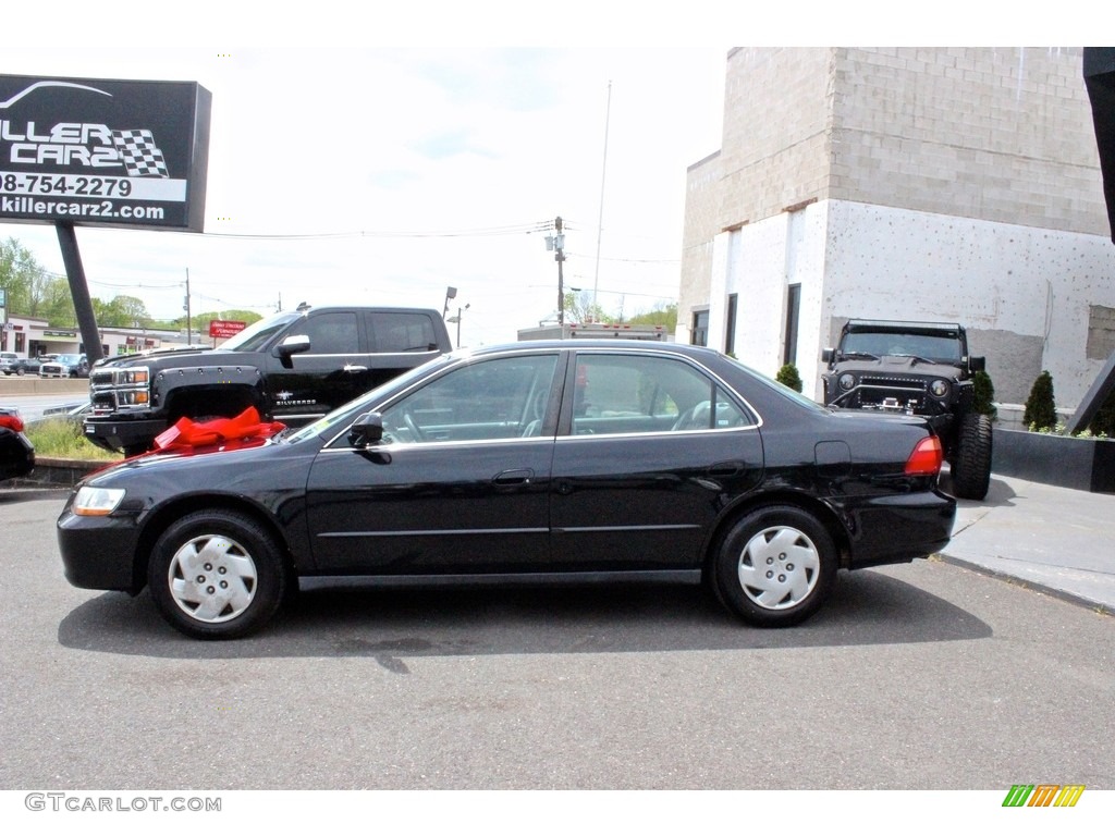 2000 Accord LX Sedan - Dark Emerald Pearl / Quartz photo #4
