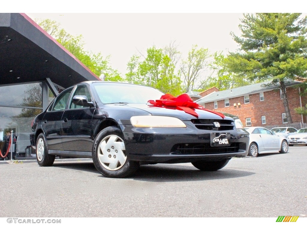 2000 Accord LX Sedan - Dark Emerald Pearl / Quartz photo #11