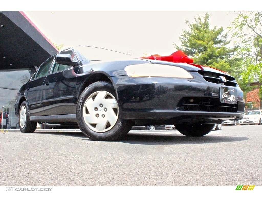 2000 Accord LX Sedan - Dark Emerald Pearl / Quartz photo #12