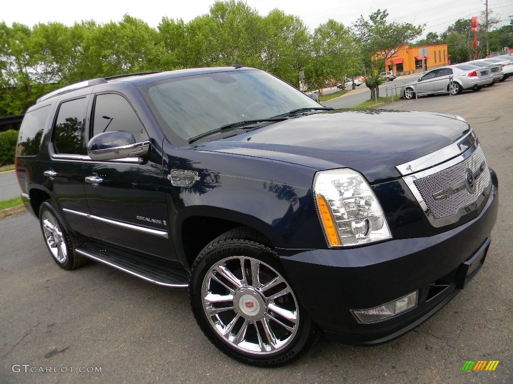 2007 Escalade  - Blue Chip / Cocoa/Light Cashmere photo #3