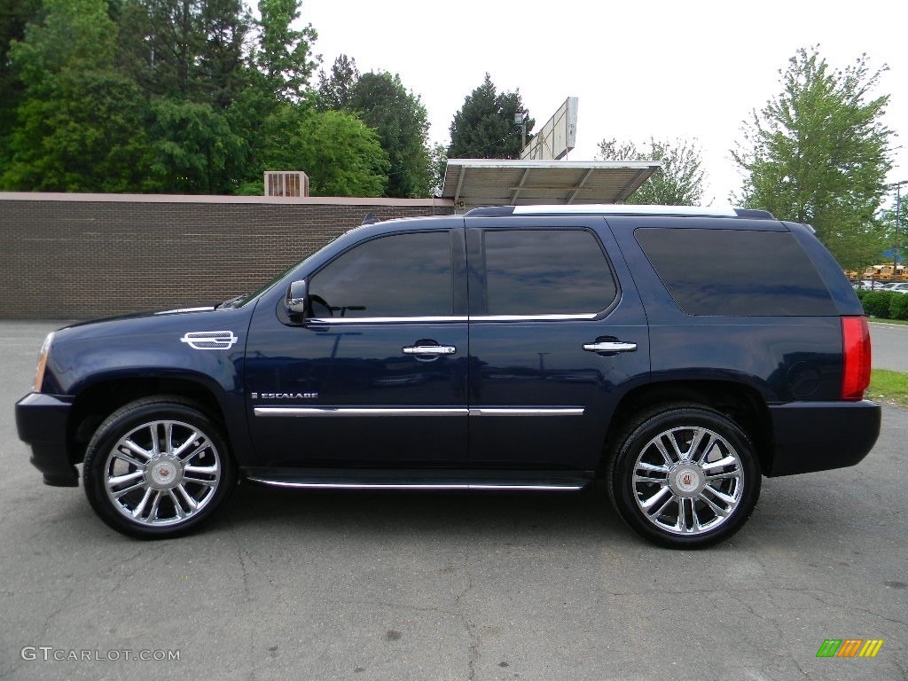 2007 Escalade  - Blue Chip / Cocoa/Light Cashmere photo #7