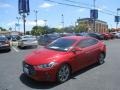 2017 Red Hyundai Elantra Limited  photo #3