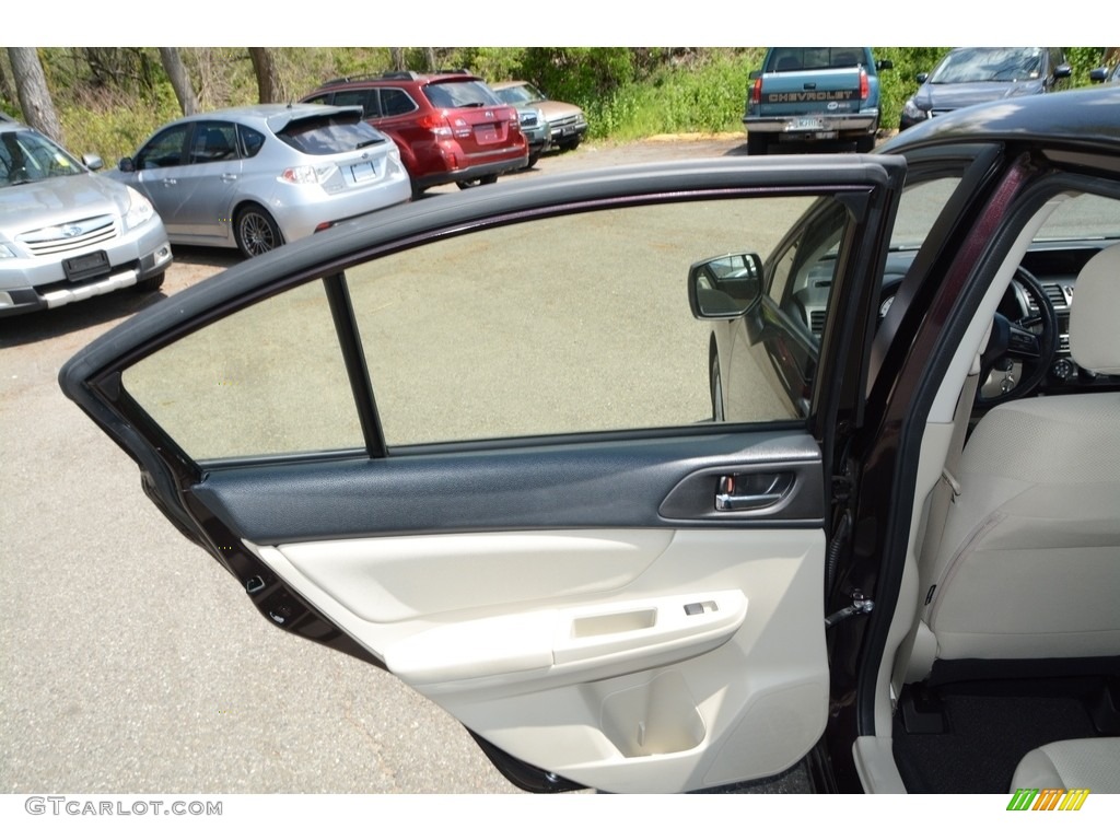 2013 Impreza 2.0i Premium 4 Door - Deep Cherry Red Pearl / Ivory photo #20