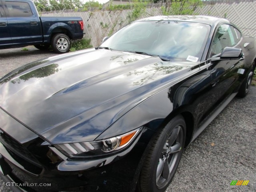 2016 Mustang V6 Coupe - Shadow Black / Ebony photo #2