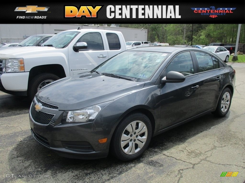 2013 Cruze LS - Cyber Gray Metallic / Jet Black/Medium Titanium photo #1