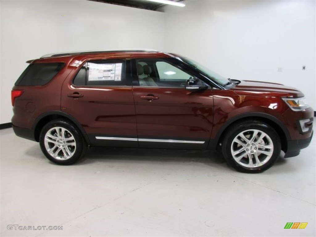 2016 Explorer XLT - Bronze Fire Metallic / Medium Light Camel photo #12