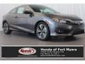 2016 Modern Steel Metallic Honda Civic EX-L Coupe  photo #1