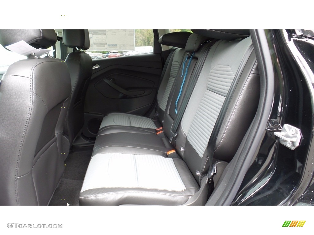 Charcoal Black Interior 2017 Ford Escape SE 4WD Photo #112876437