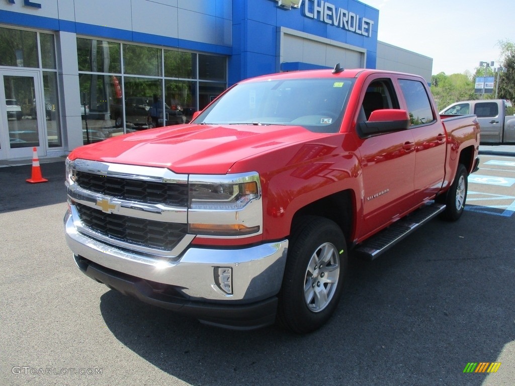 2016 Silverado 1500 LT Crew Cab 4x4 - Red Hot / Jet Black photo #10