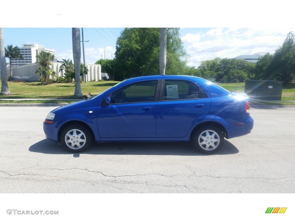 2006 Aveo LS Sedan - Bright Blue / Charcoal photo #2