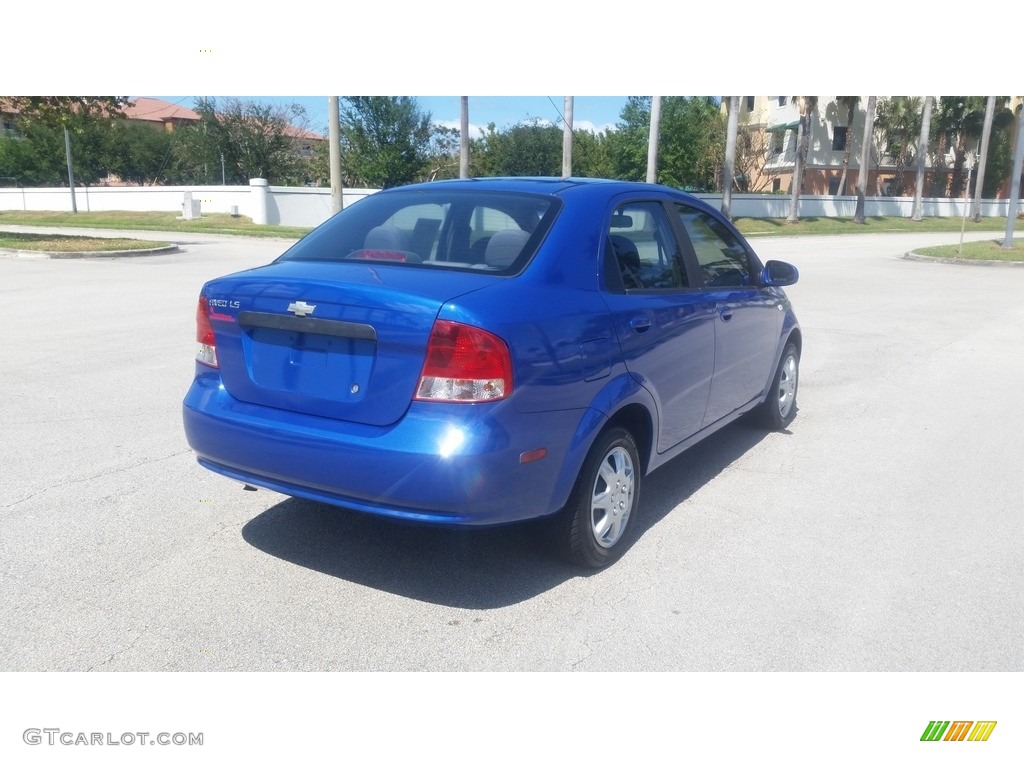 2006 Aveo LS Sedan - Bright Blue / Charcoal photo #5