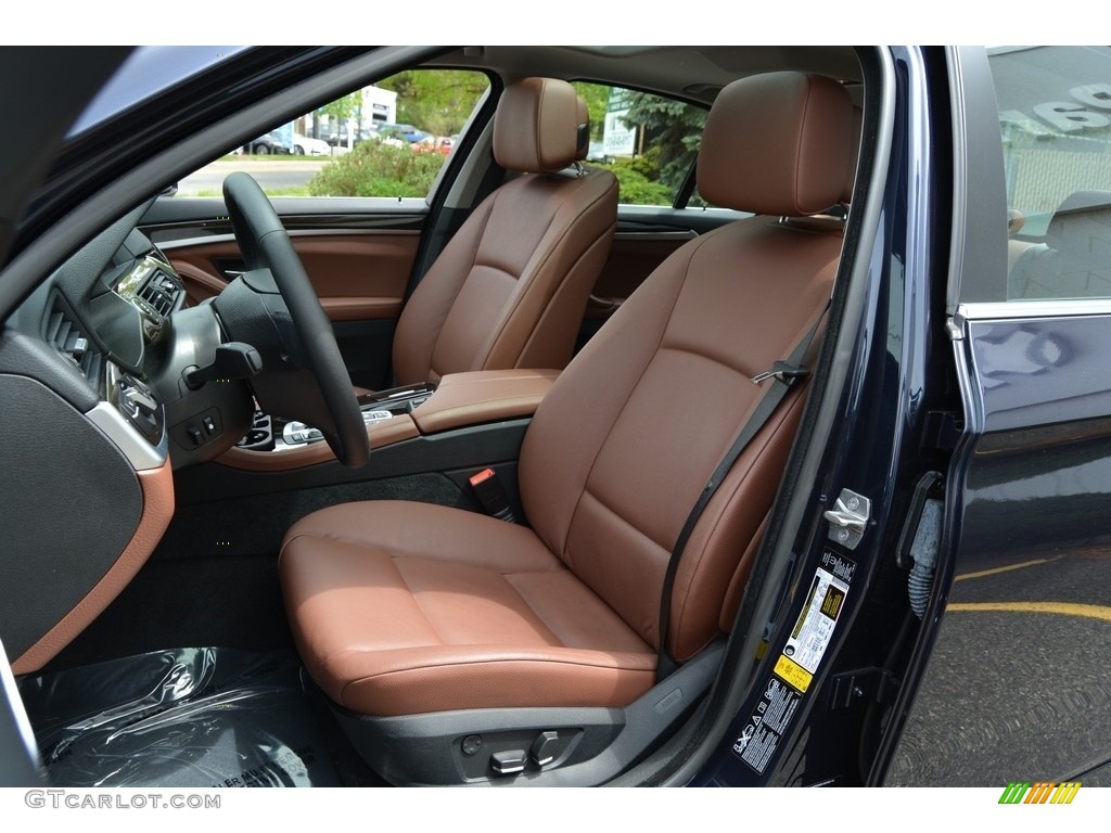 2013 5 Series 535i xDrive Sedan - Imperial Blue Metallic / Cinnamon Brown photo #12