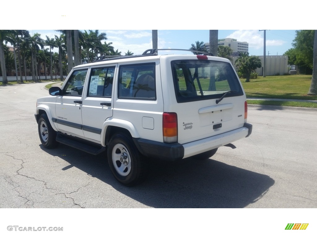 2001 Cherokee Sport - Stone White / Camel photo #3