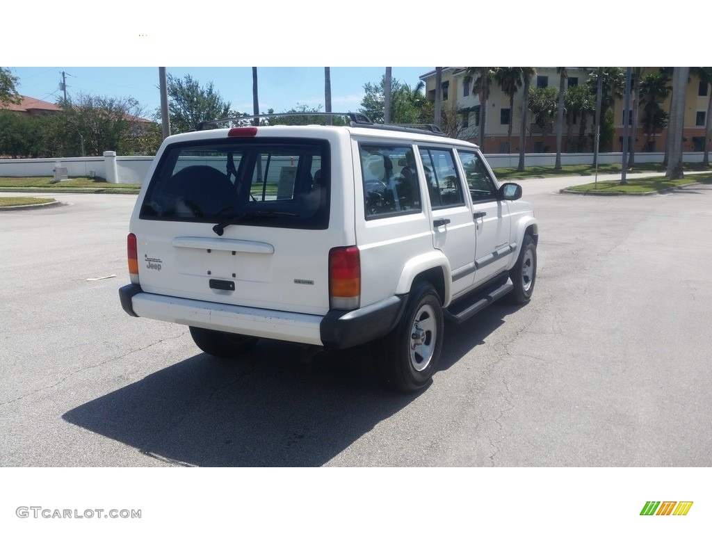 2001 Cherokee Sport - Stone White / Camel photo #5