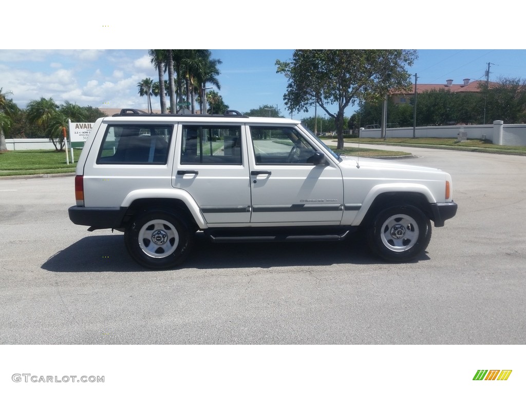 2001 Cherokee Sport - Stone White / Camel photo #6