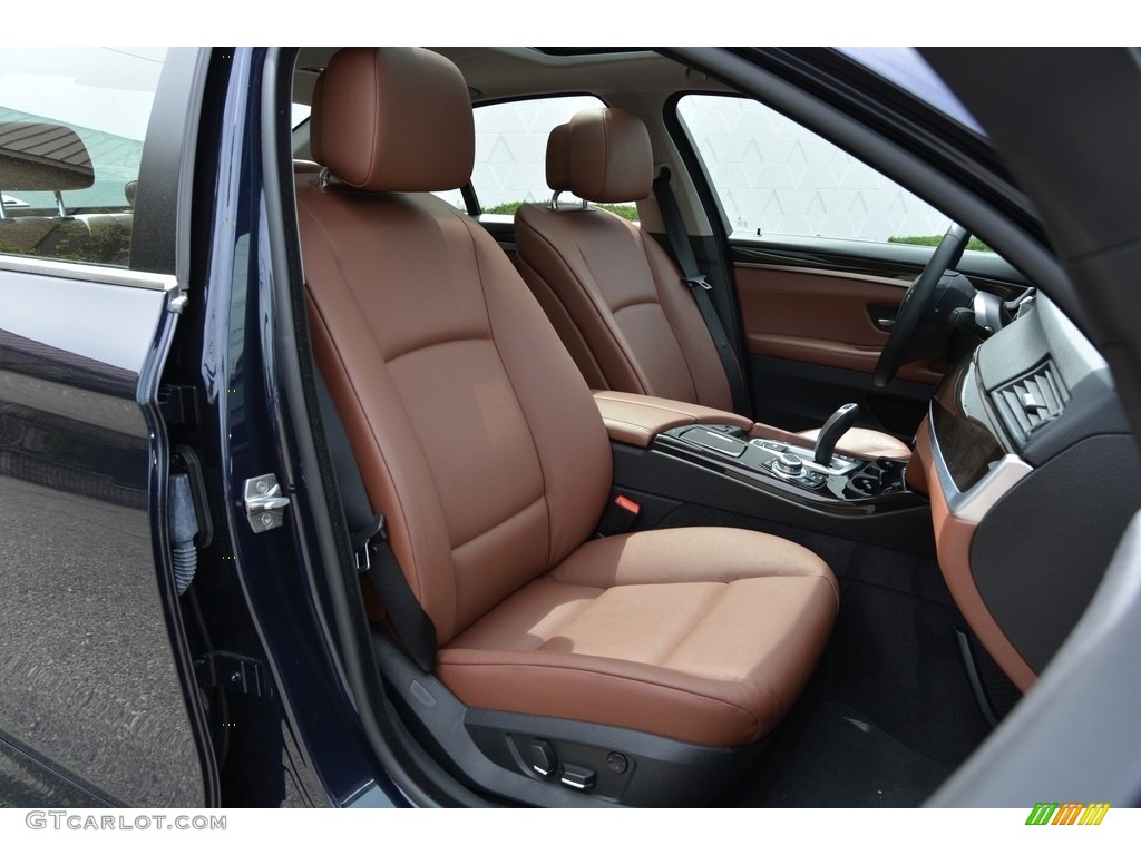 2013 5 Series 535i xDrive Sedan - Imperial Blue Metallic / Cinnamon Brown photo #27