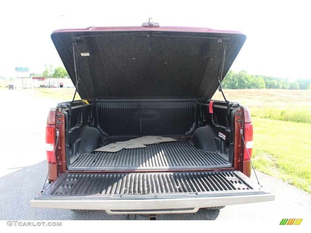 2007 F150 Lariat SuperCrew 4x4 - Dark Copper Metallic / Castano Brown Leather photo #4