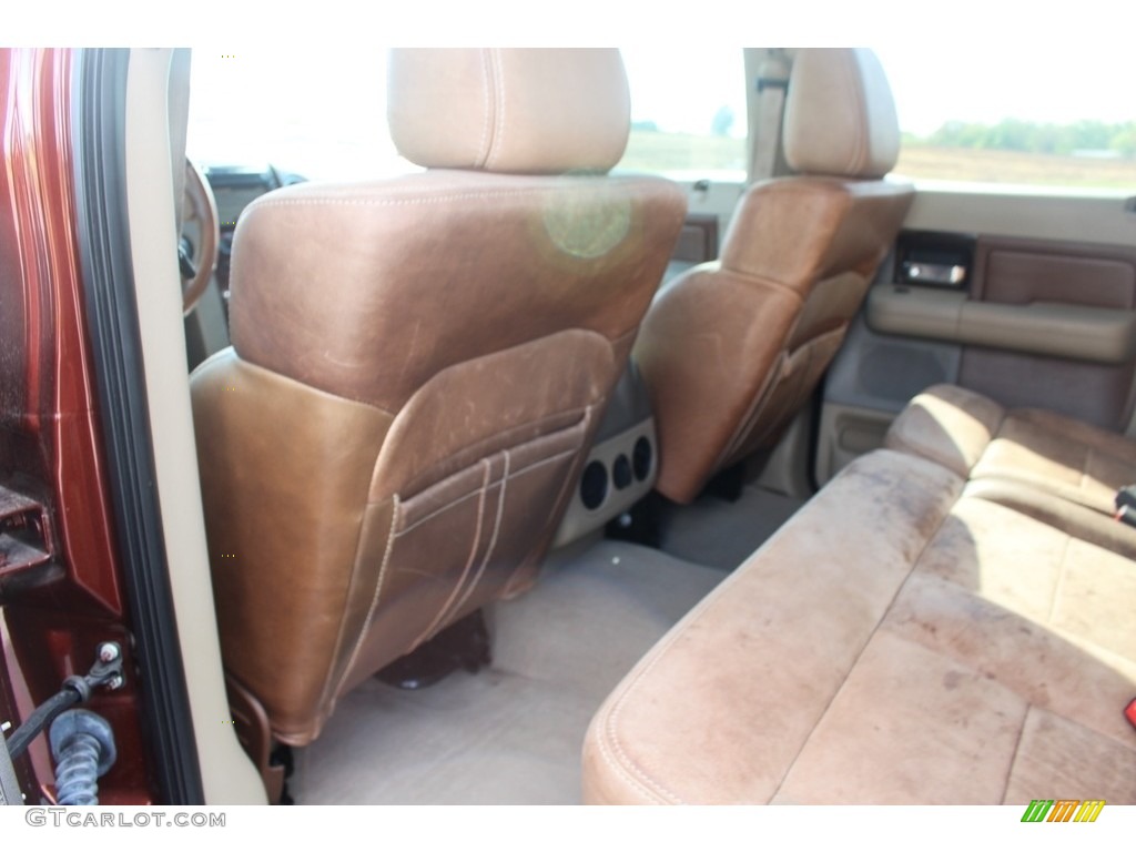 2007 F150 Lariat SuperCrew 4x4 - Dark Copper Metallic / Castano Brown Leather photo #8