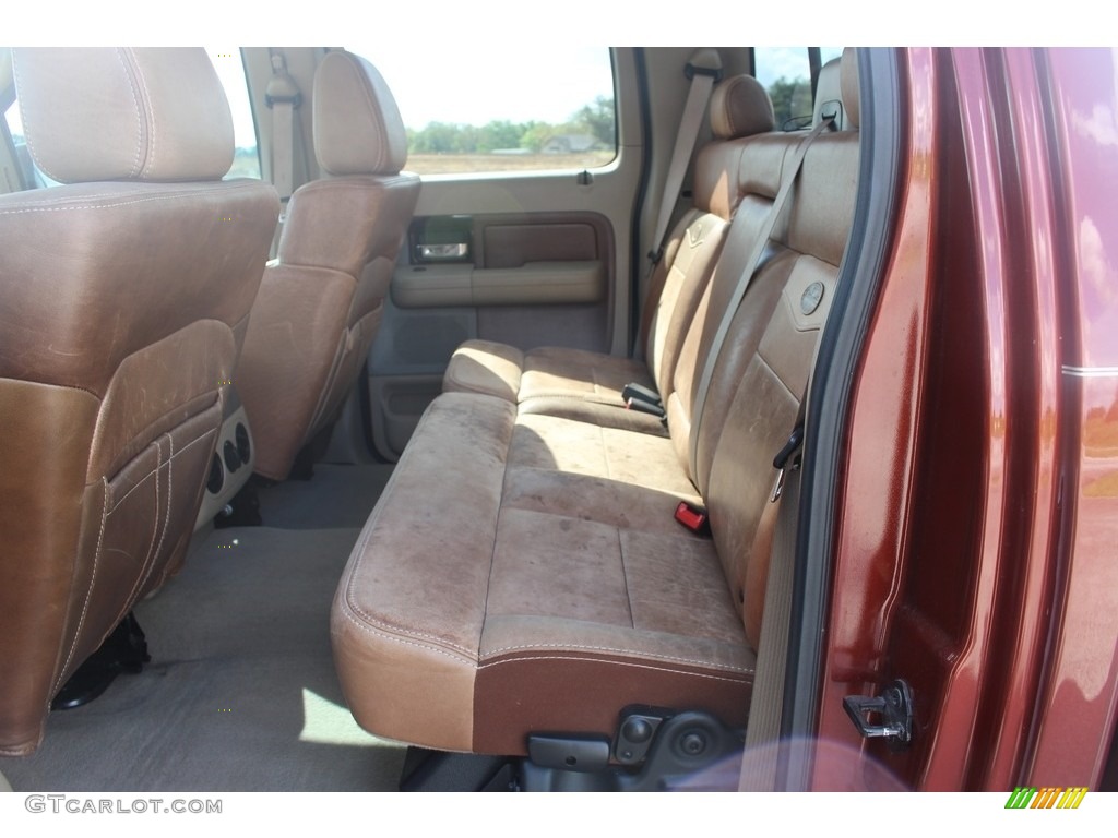 2007 F150 Lariat SuperCrew 4x4 - Dark Copper Metallic / Castano Brown Leather photo #13