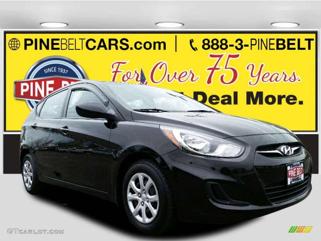 Ultra Black Hyundai Accent