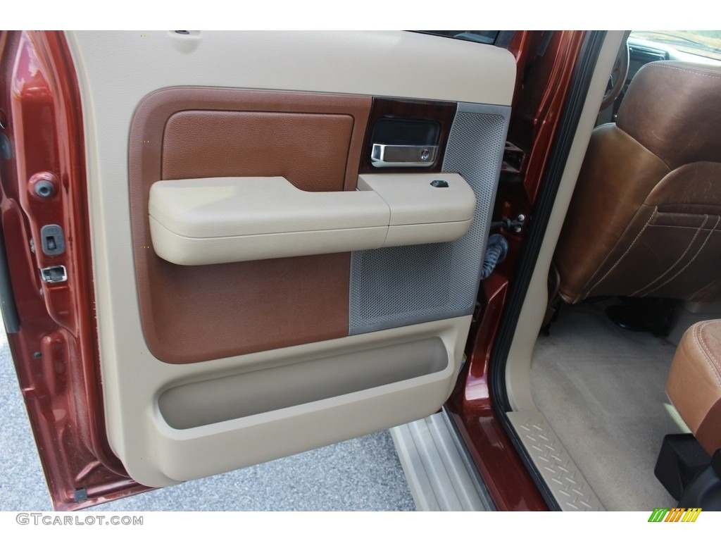 2007 F150 Lariat SuperCrew 4x4 - Dark Copper Metallic / Castano Brown Leather photo #21