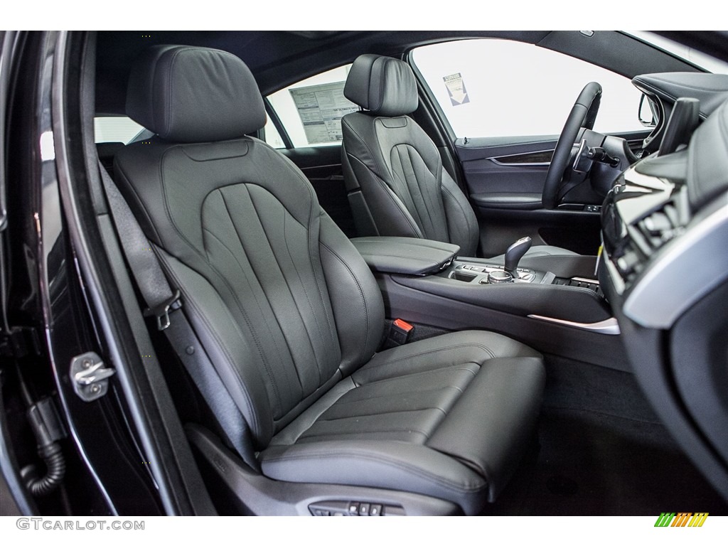 Black Interior 2016 BMW X6 sDrive35i Photo #112883886