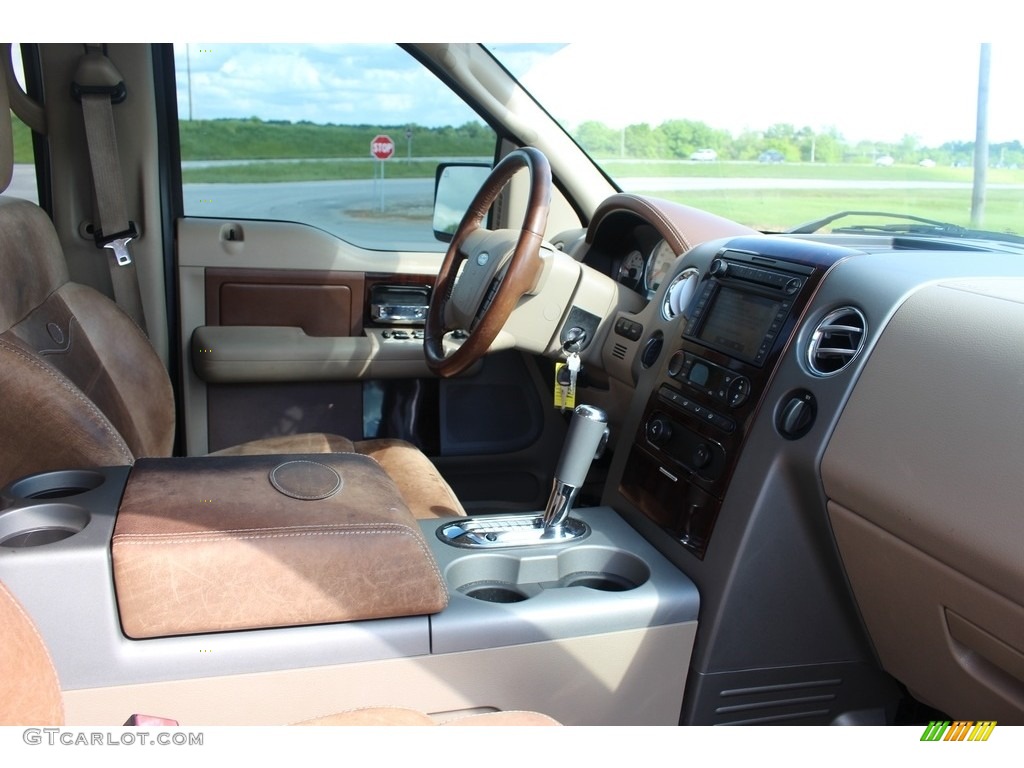 2007 F150 Lariat SuperCrew 4x4 - Dark Copper Metallic / Castano Brown Leather photo #58