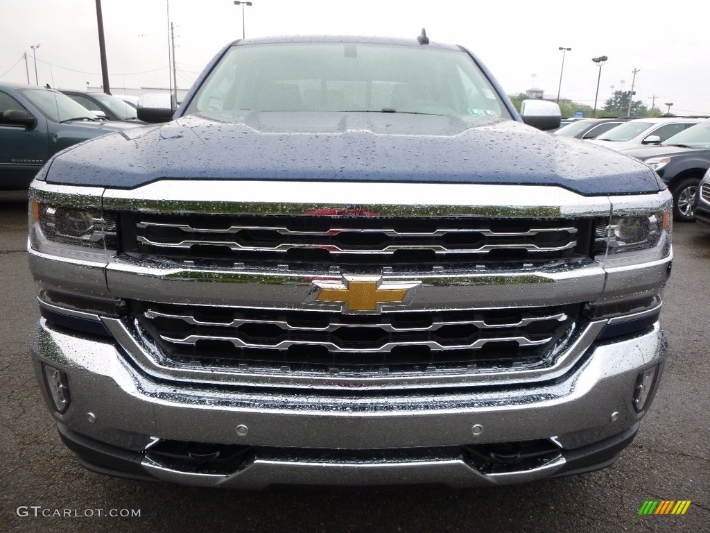 2016 Silverado 1500 LTZ Crew Cab 4x4 - Deep Ocean Blue Metallic / Cocoa/Dune photo #2